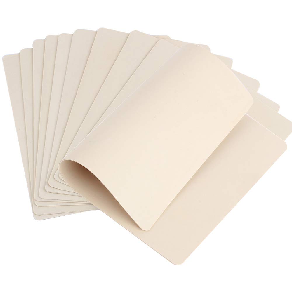 Beige latex microblading practice skin sheets by BeautyNomix, ideal for honing eyebrow tattooing skills.