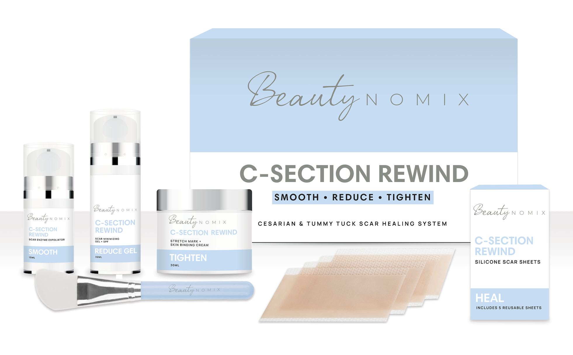 C-SECTION REWIND | Scar Healing System for Cesarean Scars & Tummy Tucks