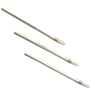 Permanent Eyebrow Pencils - White, Waterproof (Pack of 3)