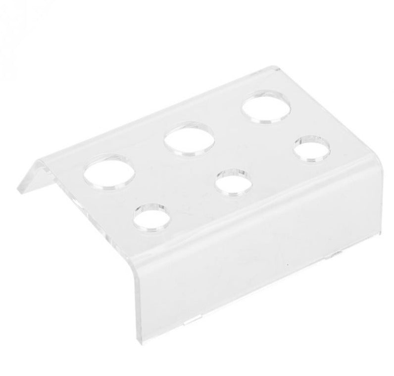 Clear acrylic tattoo ink cups and well holder for pigment accessories by BeautyNomix