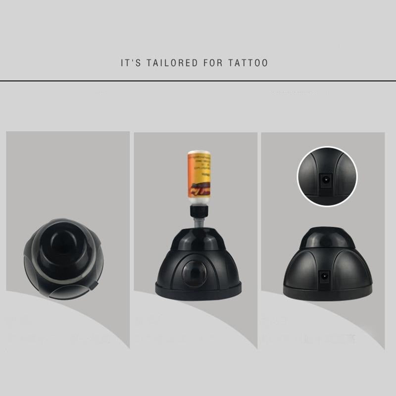 Electric tattoo ink mixer machine by BeautyNomix with pigment bottle holder and shaker function