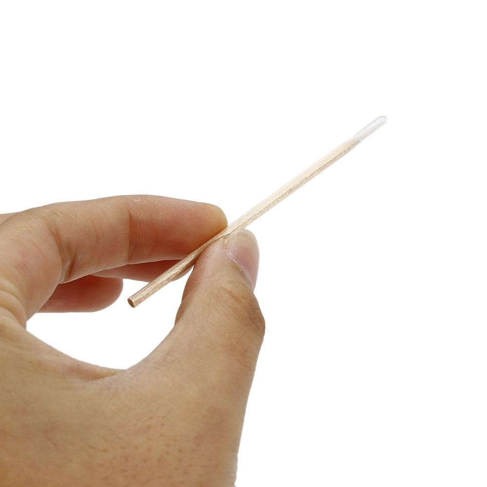 Long pointed wooden cotton swabs, 7 inches, 500 pieces by BeautyNomix