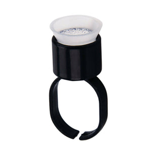 Tattoo Ink Cups Ring Wells with Sponge - 50 Pack